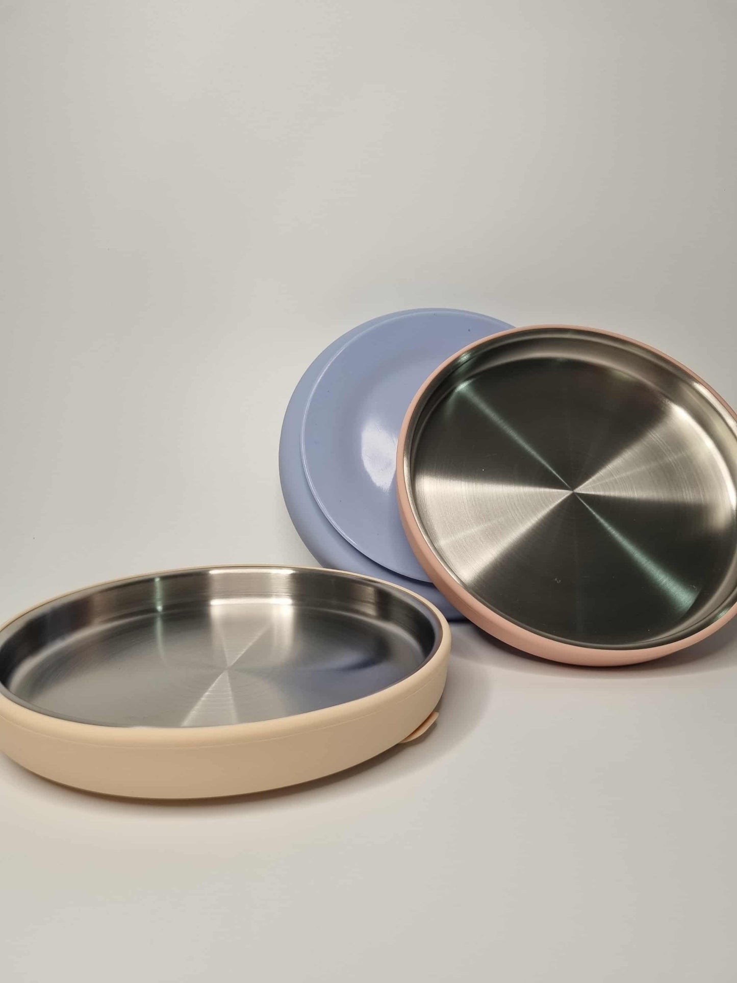 **PREORDER Stainless Steel Toddler Plate Bundle | Three Pack | Meadow Lane Collective