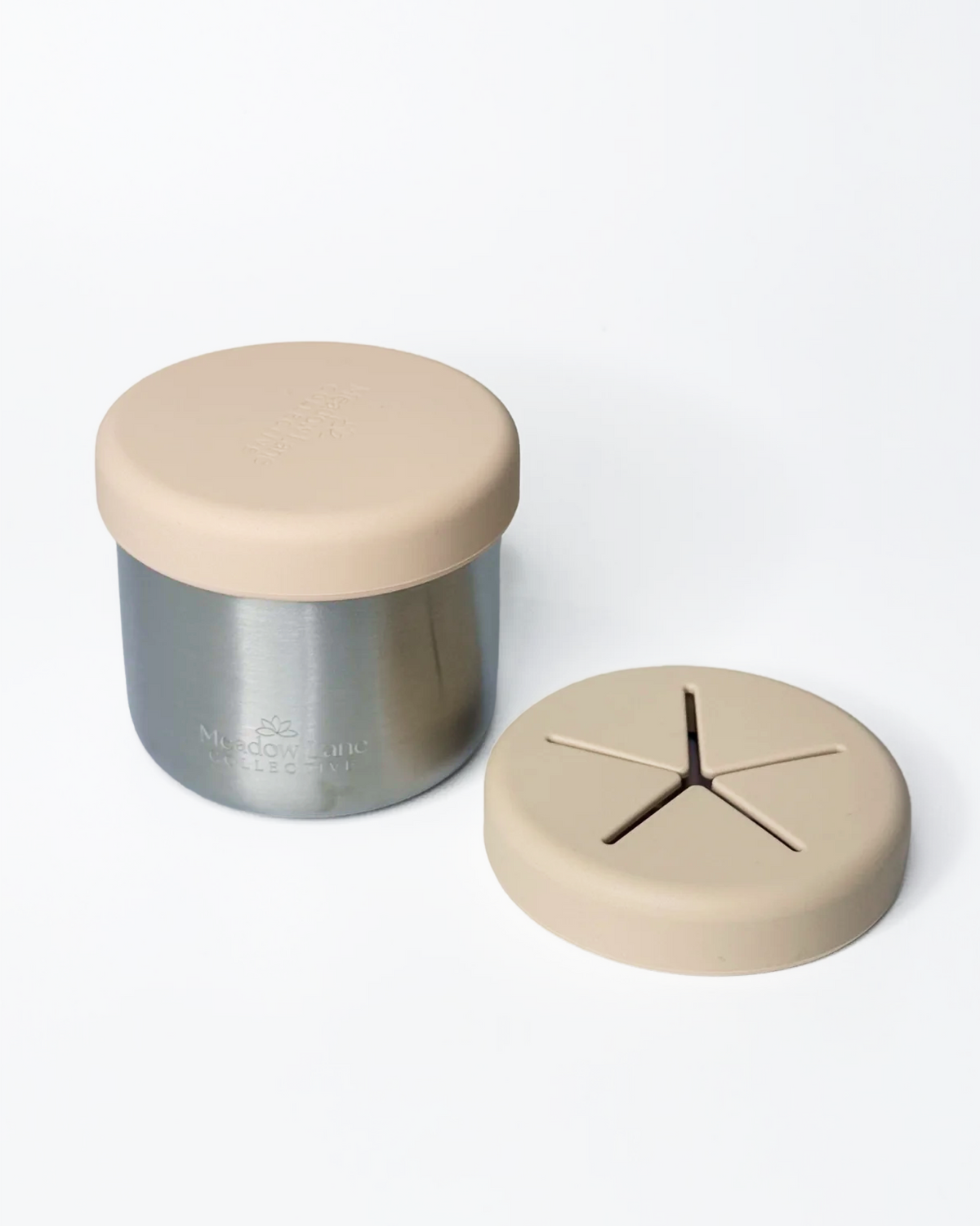 Double Wall Stainless Steel 2 in 1 Snack Container (250ml)
