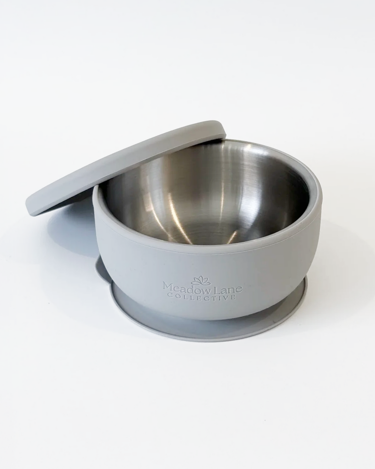 Double Wall Stainless Steel Suction Set – Plate | Bowl | Cutlery
