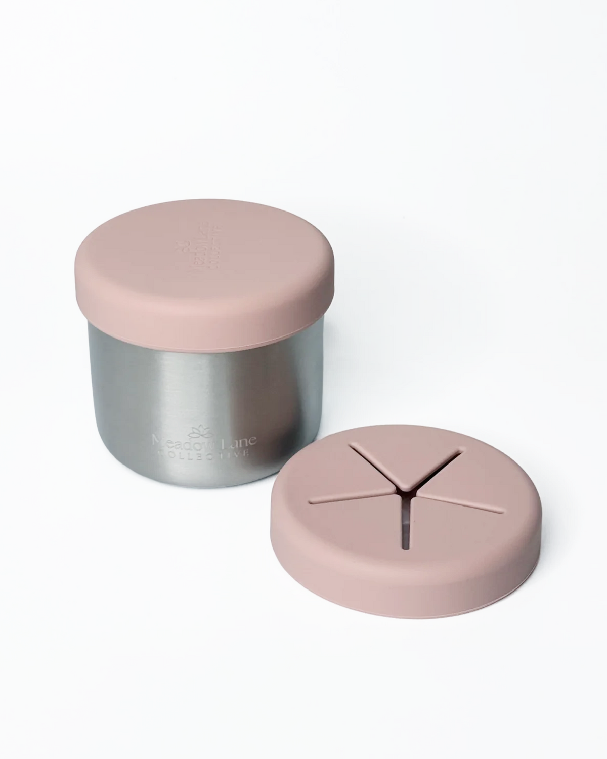 Double Wall Stainless Steel 2 in 1 Snack Container (250ml)