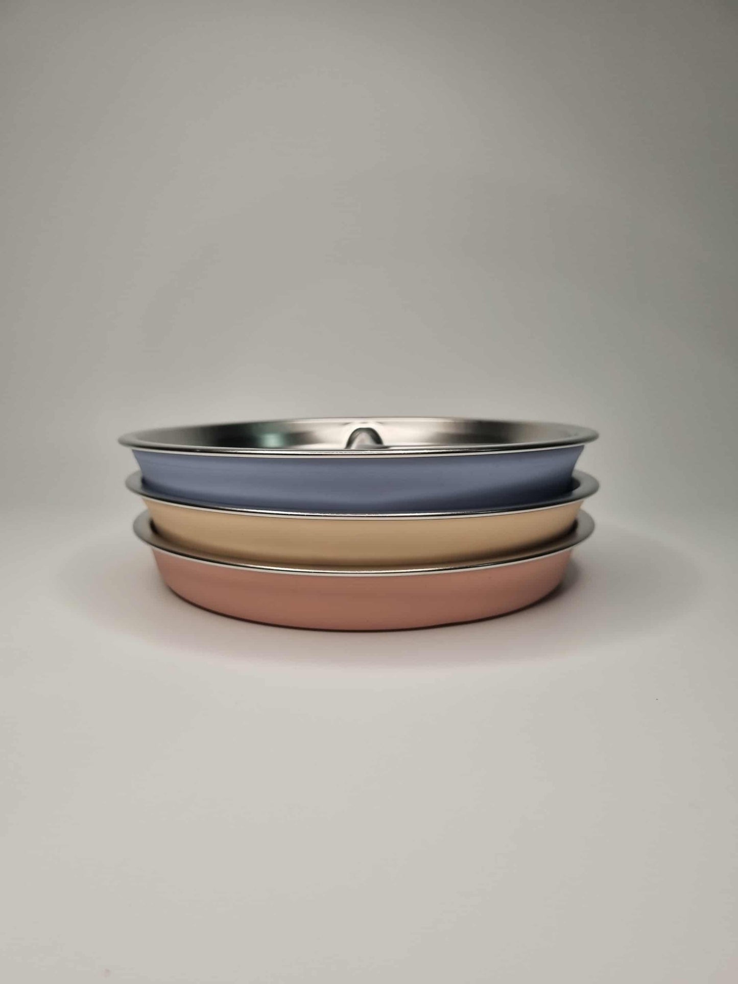 3-Section Stainless Steel Suction Plate | Non-Toxic