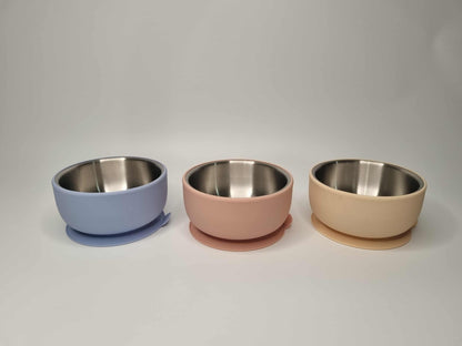 **PREORDER Stainless Steel Baby Bowl Bundle | Three Pack | Meadow Lane Collective