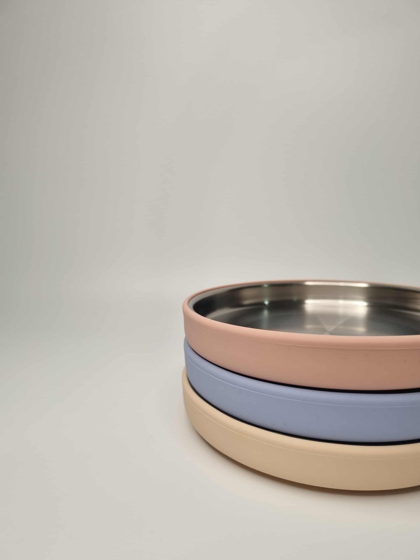 Stainless Steel Suction Plate for Babies and Toddlers | Spill-Proof & Safe