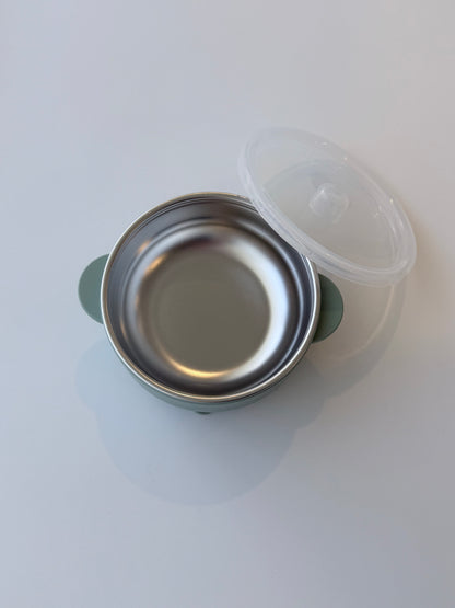 Stainless Steel + Suction Plate | Bowl | Cutlery Set