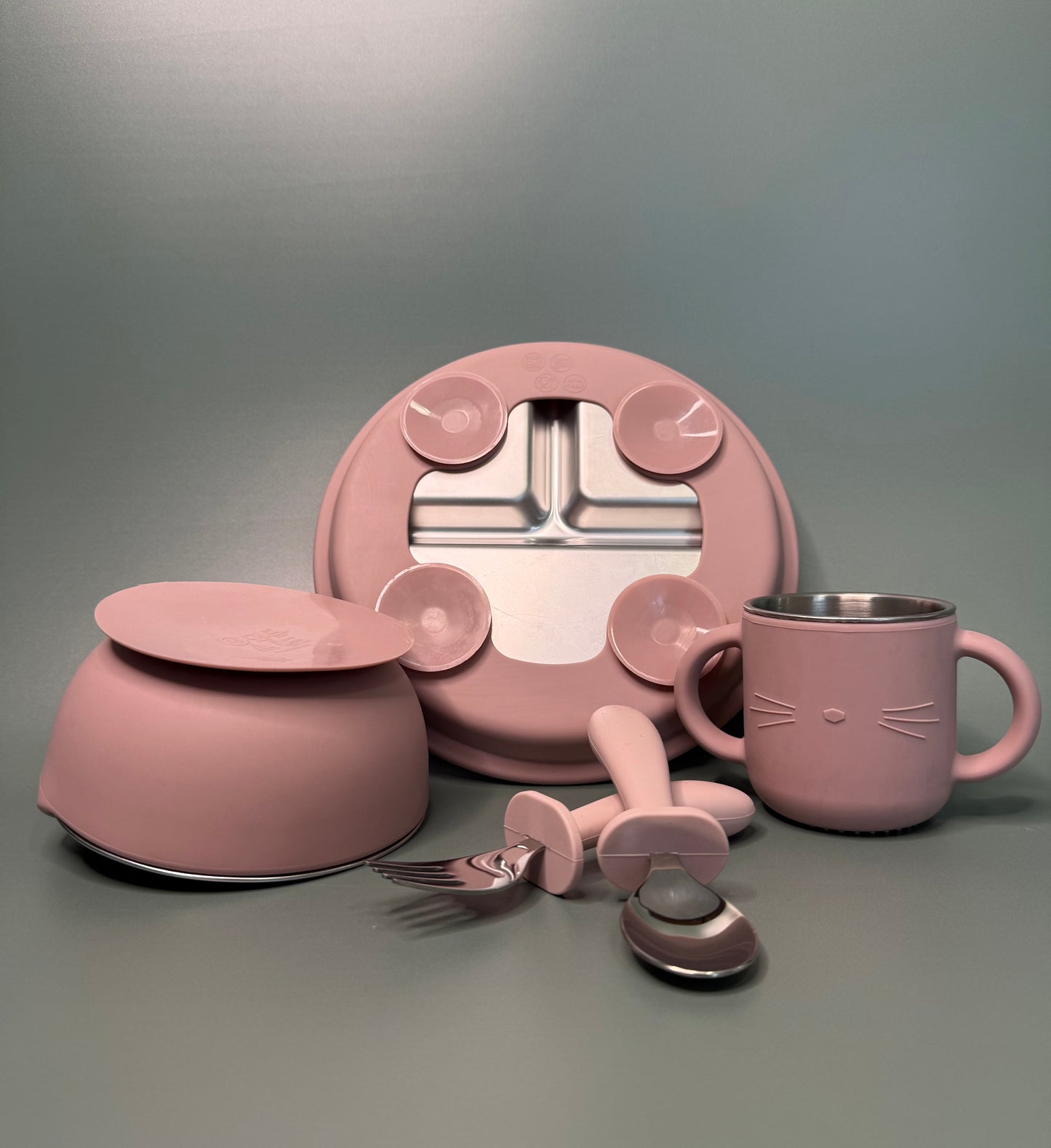 The Meadow Set – Stainless Steel + LFGB Silicone
