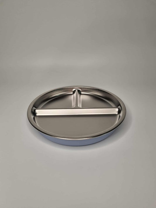 3-Section Stainless Steel Suction Plate | Non-Toxic
