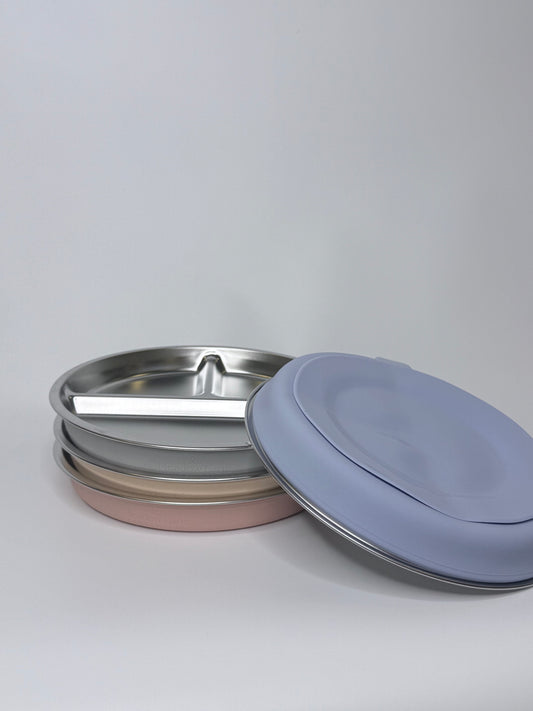 Stainless Steel Baby & Toddler+ Divider Plate Bundle | Three Pack