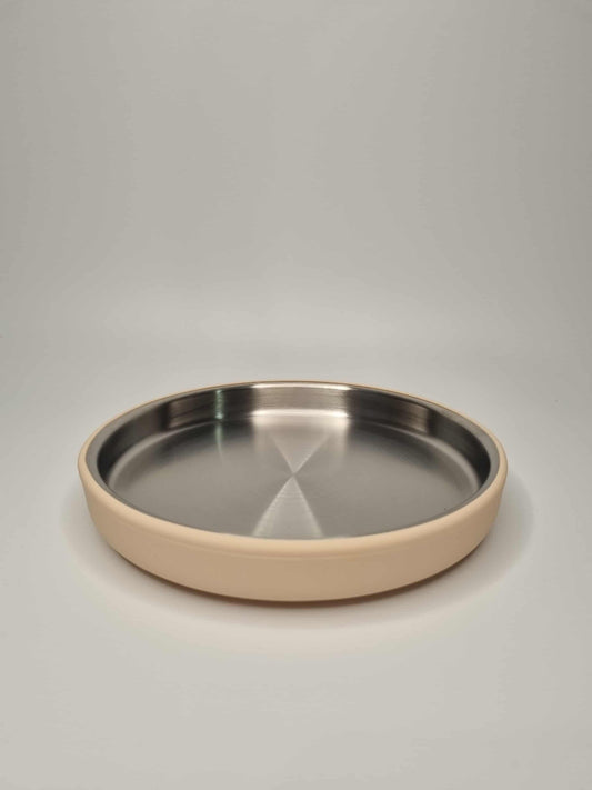 Stainless Steel Suction Plate for Babies and Toddlers | Spill-Proof & Safe