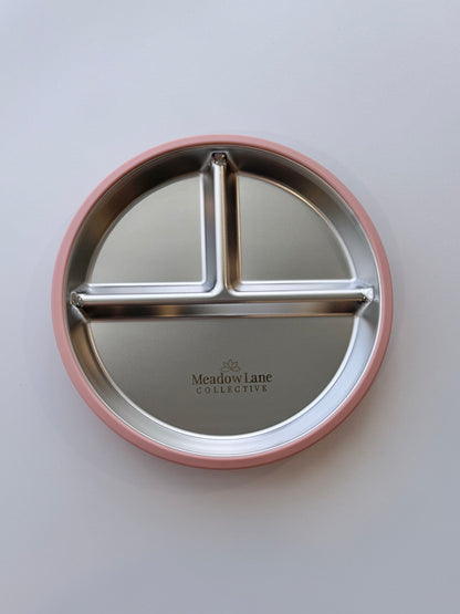Stainless Steel + Suction Plate | Bowl | Cutlery Set