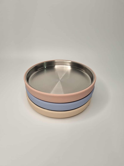 Stainless Steel Toddler Suction Plate | Meadow Lane Collective