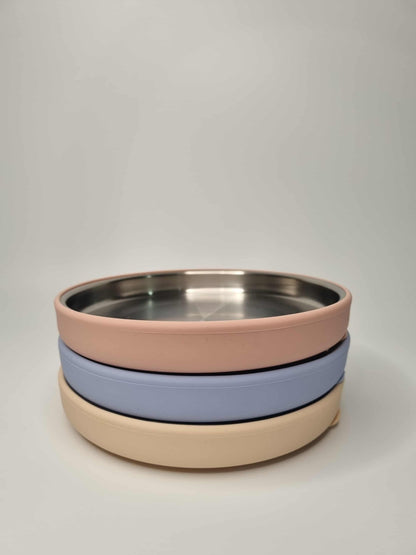 Stainless Steel Toddler Suction Plate | Meadow Lane Collective