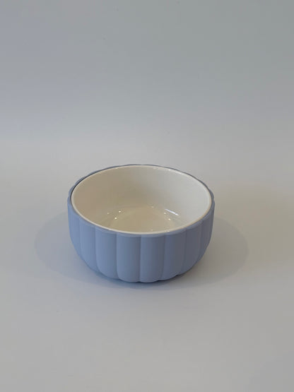 Kids Ceramic Bowl With Scallop Silicone Sleeve