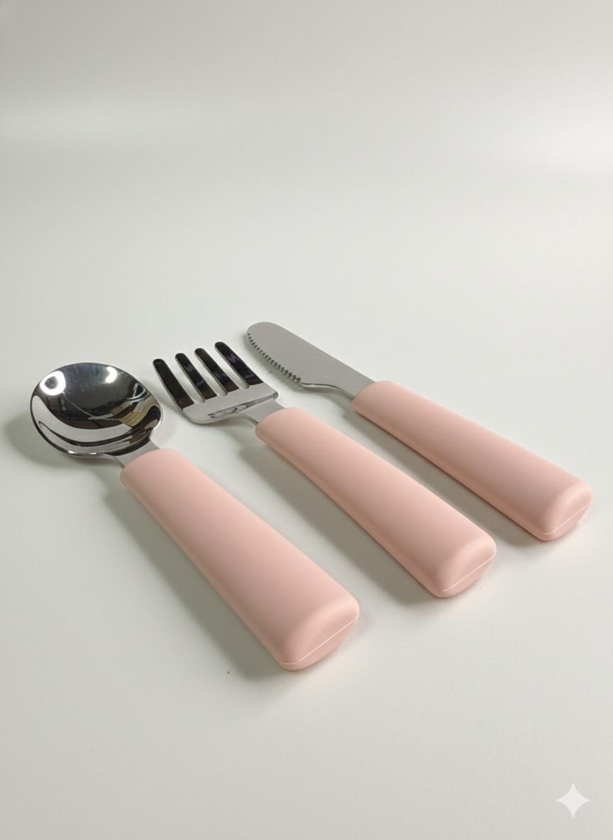 BUNDLE Ceramic Children’s Dinner Set – Plate | Bowl | Cutlery | Meadow Lane Collective