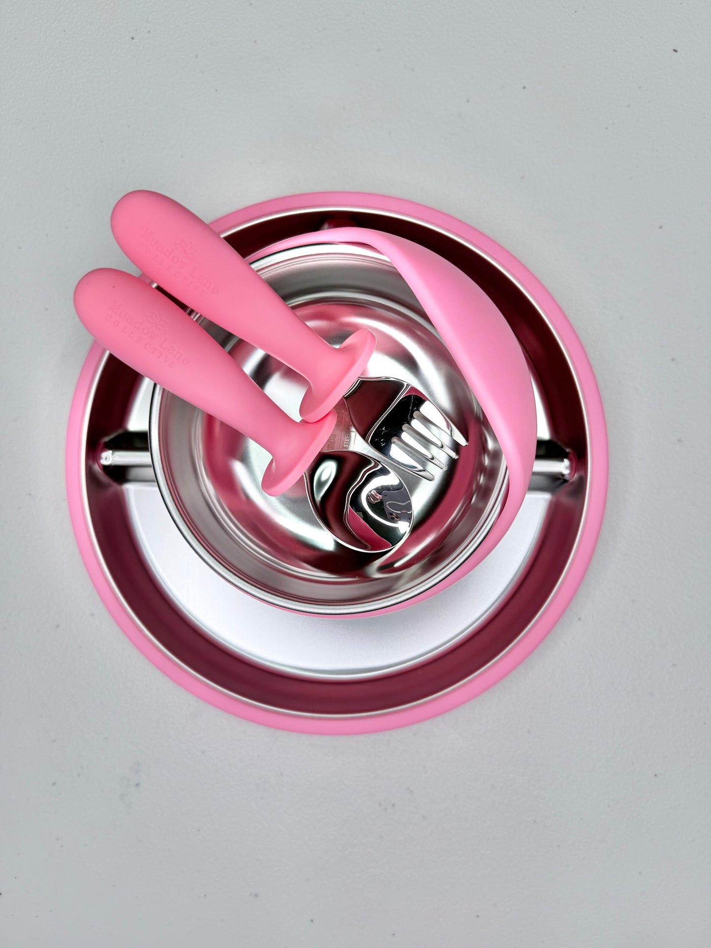 Bloom Stainless Steel Dinner Set | Meadow Lane Collective