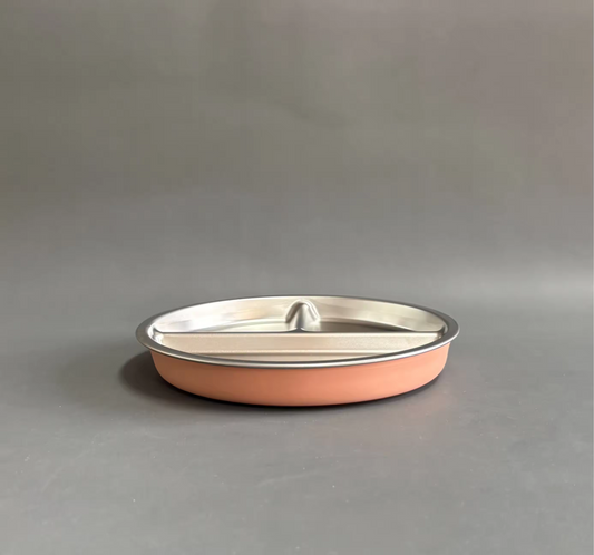 3-section stainless steel suction plate with silicone sleev