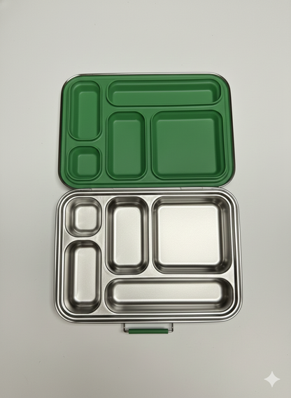 Stainless Steel 5 Compartment Bento Lunchbox | Meadow Lane Collective