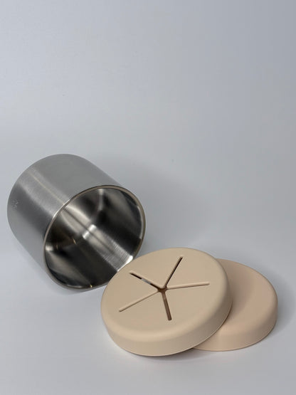 Stainless Steel Double Wall Snack Container