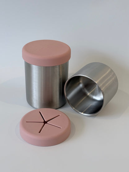 Stainless Steel Double Wall Snack Container