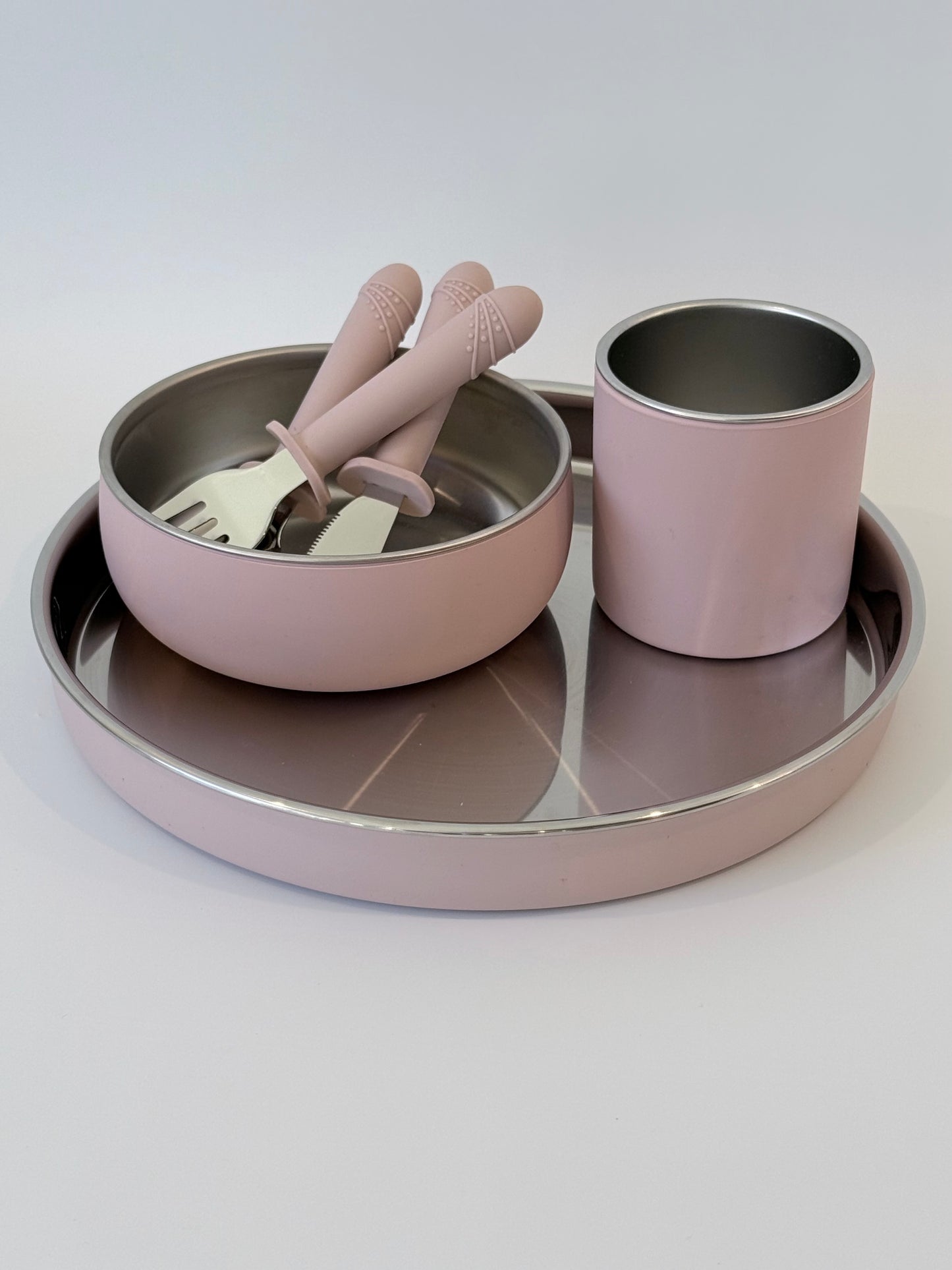 Kids Tableware Set- Plate | Bowl | Cup | 3pc Cutlery