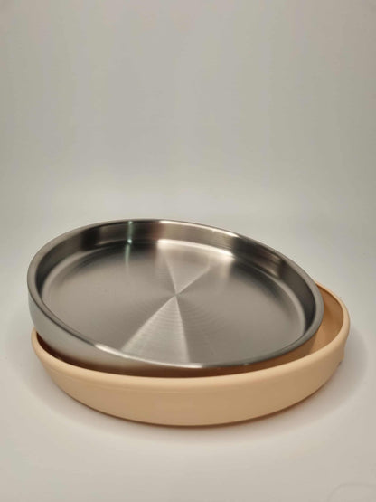 Stainless Steel Toddler Suction Plate | Meadow Lane Collective
