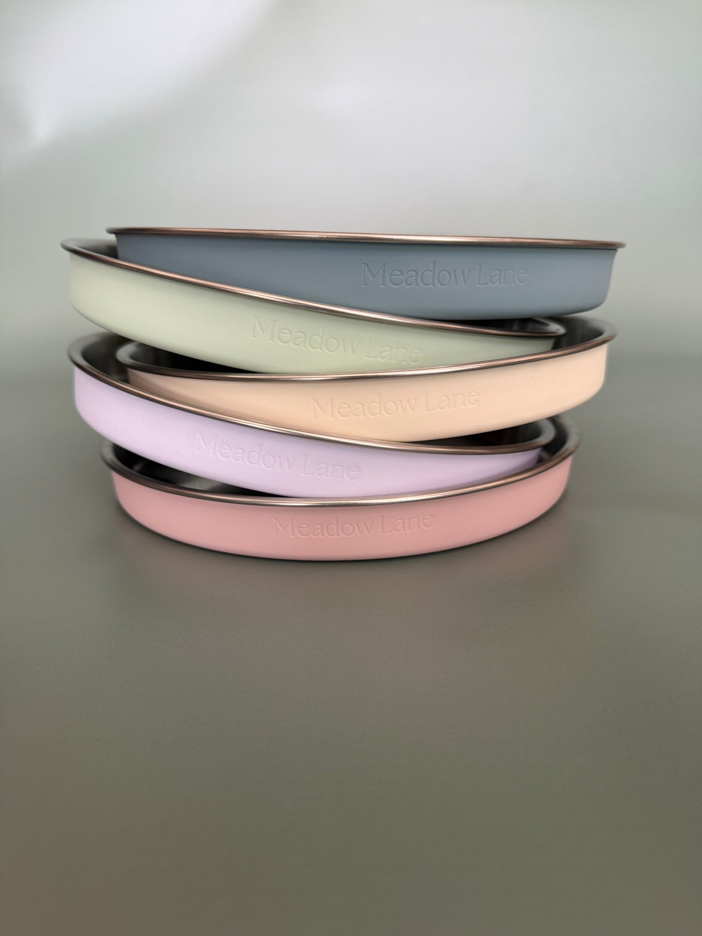 Kids Stainless Steel Plate with Non-Slip Silicone Cover – Meadow Lane