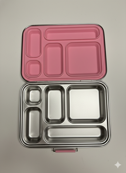Stainless Steel 5 Compartment Bento Lunchbox | Meadow Lane Collective