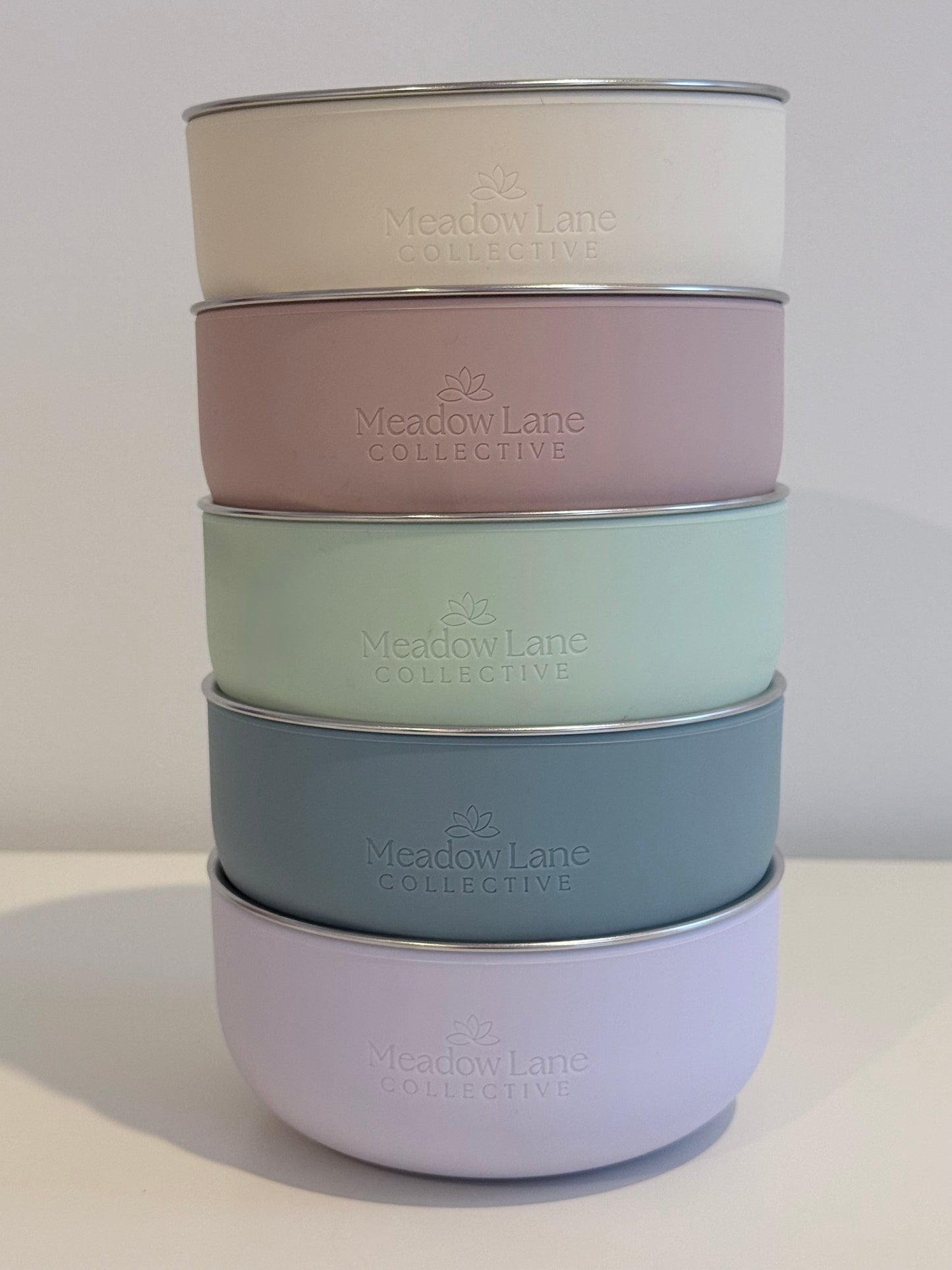 Non-Slip Stainless Steel Bowl | Meadow Lane Collective