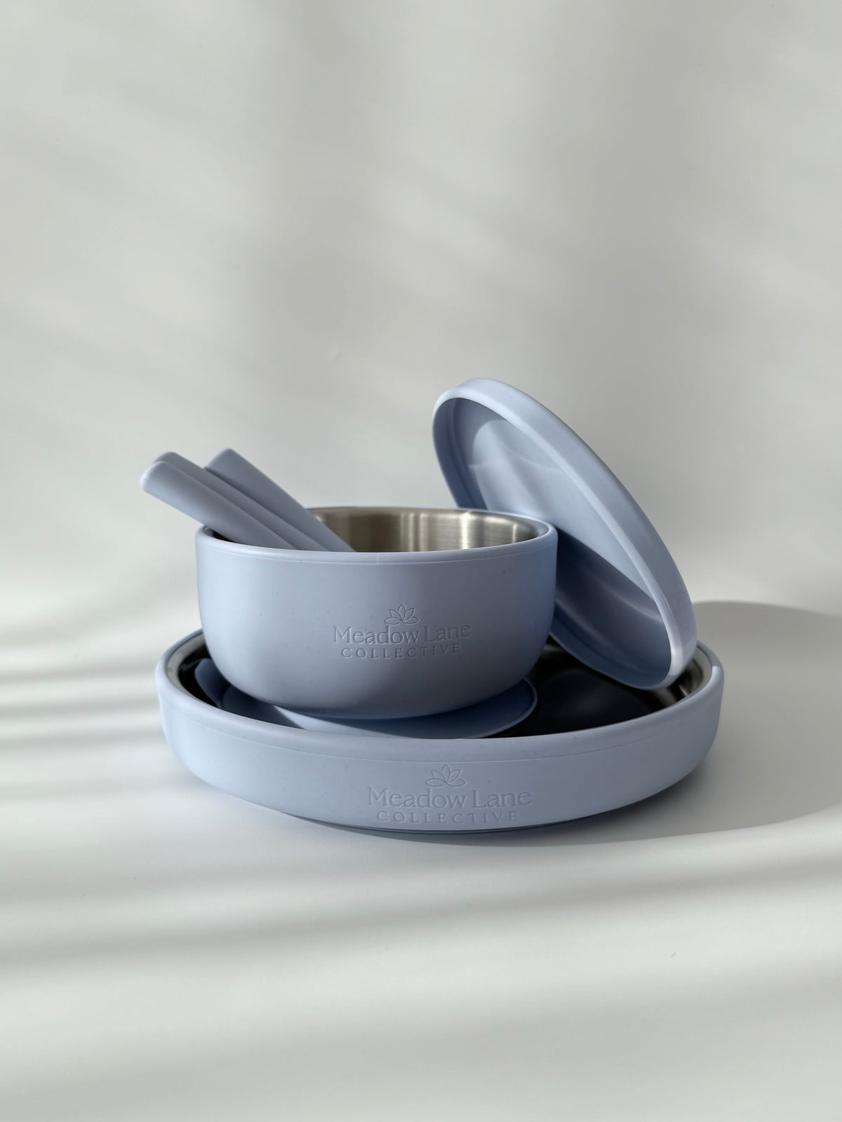 Baby and Toddler Stainless Steel Set – Plate | Bowl | Cutlery