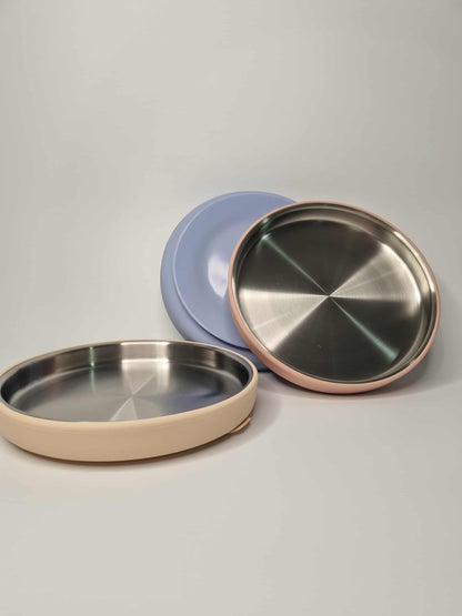 Stainless Steel Toddler Suction Plate | Meadow Lane Collective