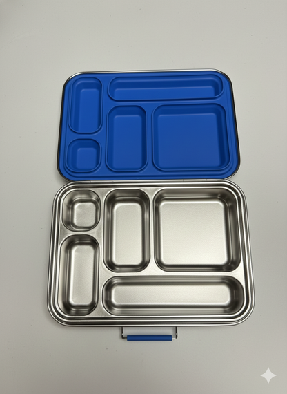 Stainless Steel 5 Compartment Bento Lunchbox | Meadow Lane Collective