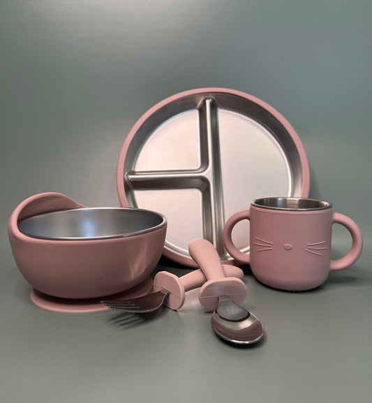 The Meadow Set – Stainless Steel + LFGB Silicone