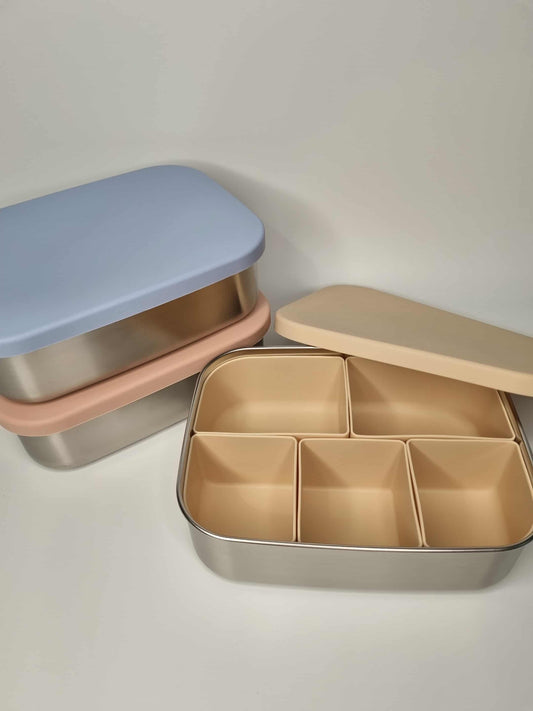 Large Stainless Steel Bento Lunchbox | Leakproof | Plastic-Free & Kid-Safe
