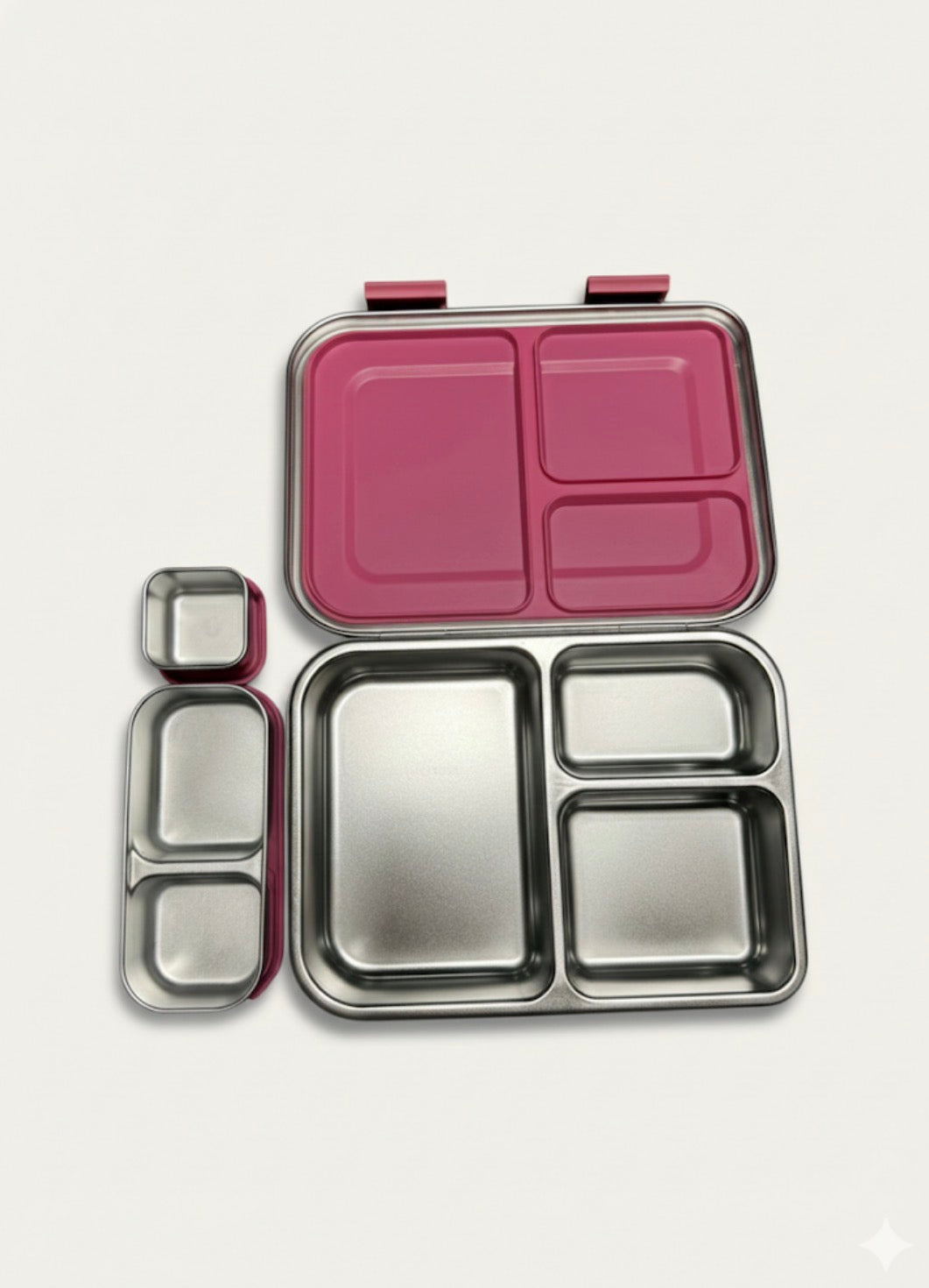 Stainless Steel 3 compartment Bento Lunchbox | Meadow Lane Collective