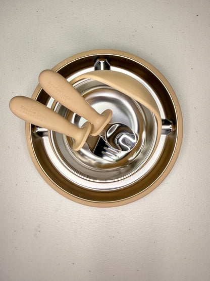 Bloom Stainless Steel Dinner Set | Meadow Lane Collective