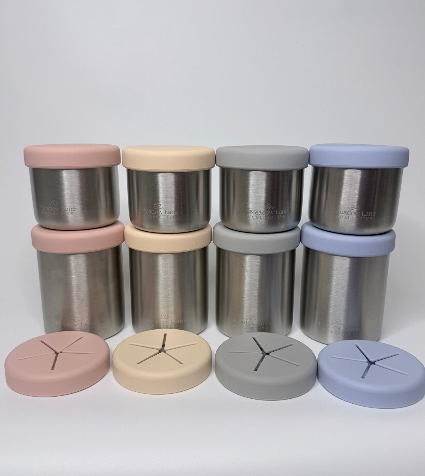 Stainless Steel Double Wall Snack Container