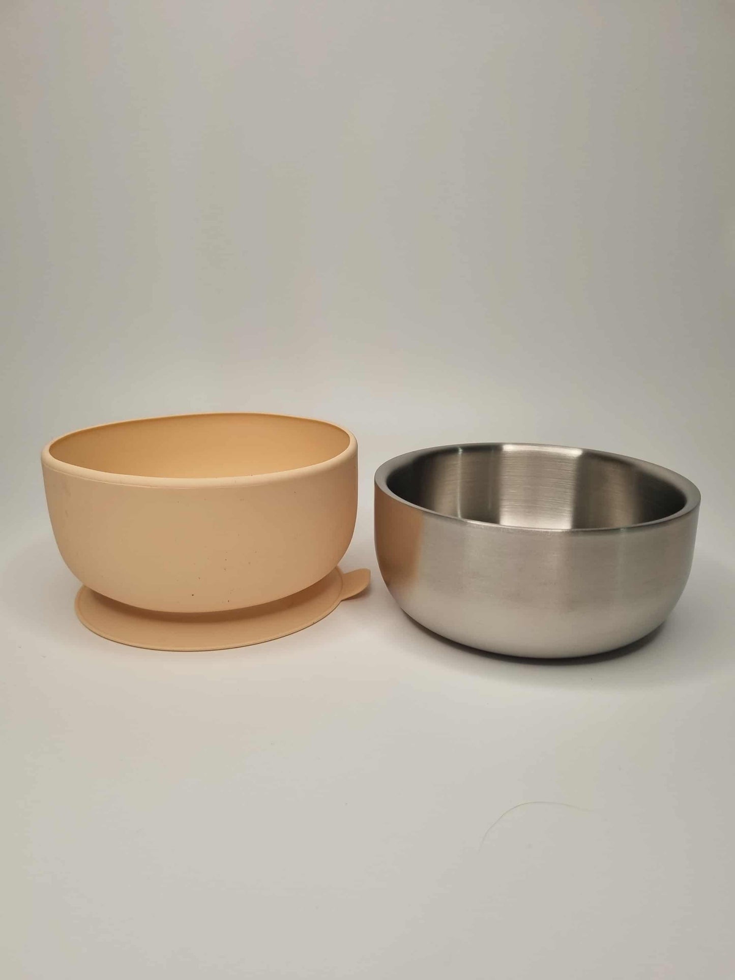 Stainless Steel Bowl With Removable Silicone Sleeve| Non-Toxic Baby Bowl