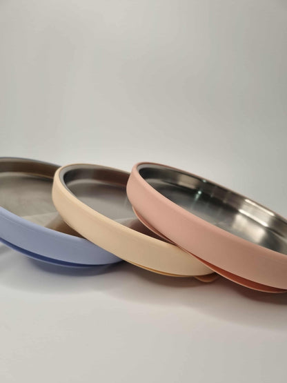 Stainless Steel Toddler Suction Plate | Meadow Lane Collective