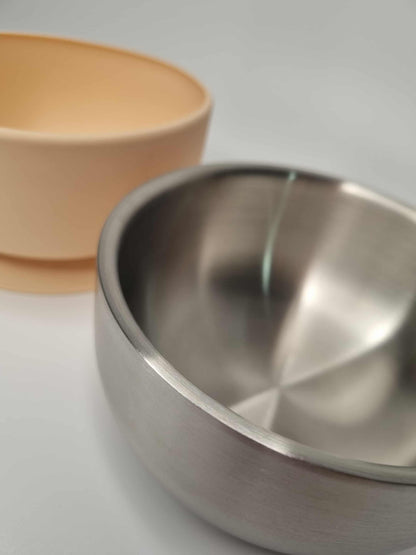 **PREORDER BUNDLE Stainless Steel Toddler Feeding Set – Plate | Bowl | Cutlery  | Meadow Lane Collective