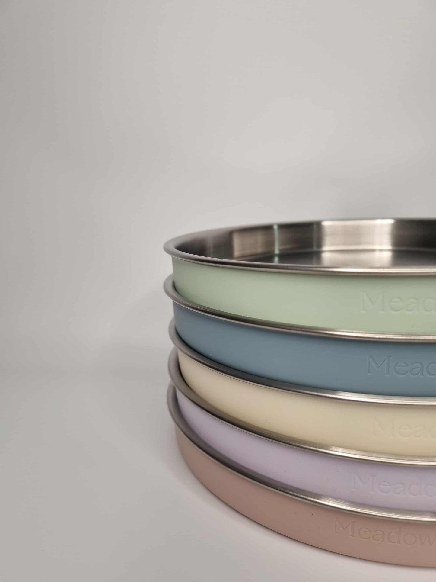 Non-Slip Stainless Steel Plate | Meadow Lane Collective