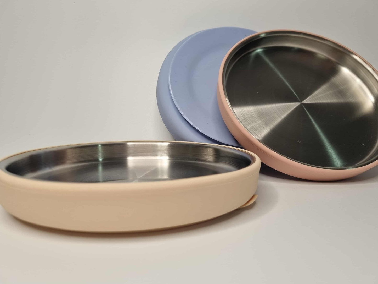 Stainless Steel Suction Plate for Babies and Toddlers | Spill-Proof & Safe