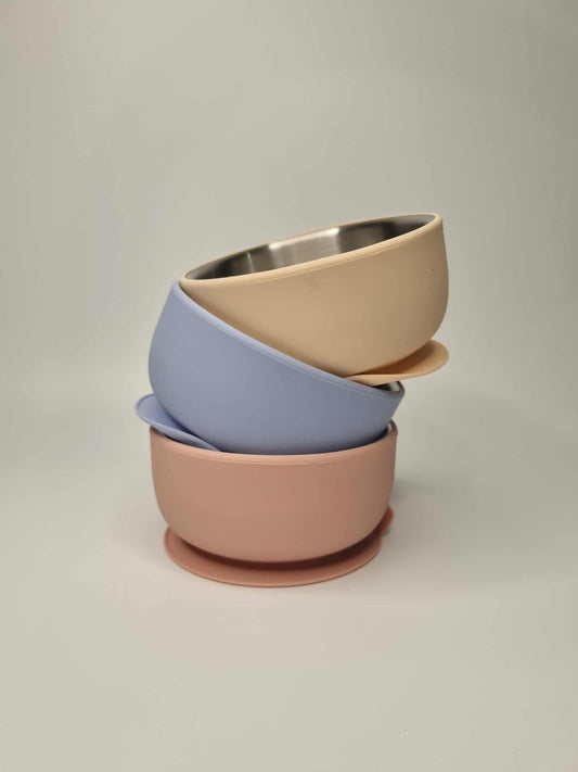 **PREORDER Stainless Steel Baby Bowl Bundle | Three Pack | Meadow Lane Collective