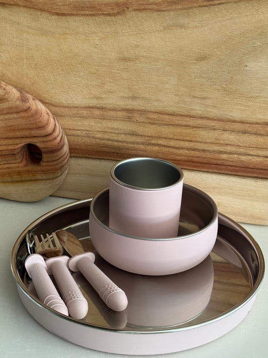 Kids Tableware Set- Plate | Bowl | Cup | 3pc Cutlery