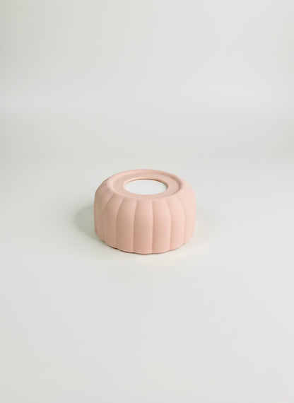 Non Toxic Ceramic Bowl With Removable Scallop Silicone Sleeve | Meadow Lane Collective