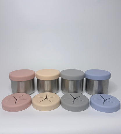 Stainless Steel Double Wall Snack Container