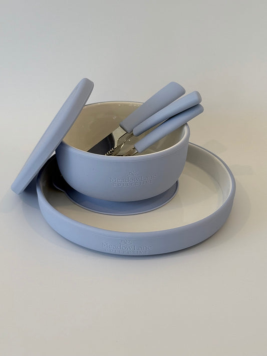 Ceramic Suction Set – Plate | Bowl | Cutlery