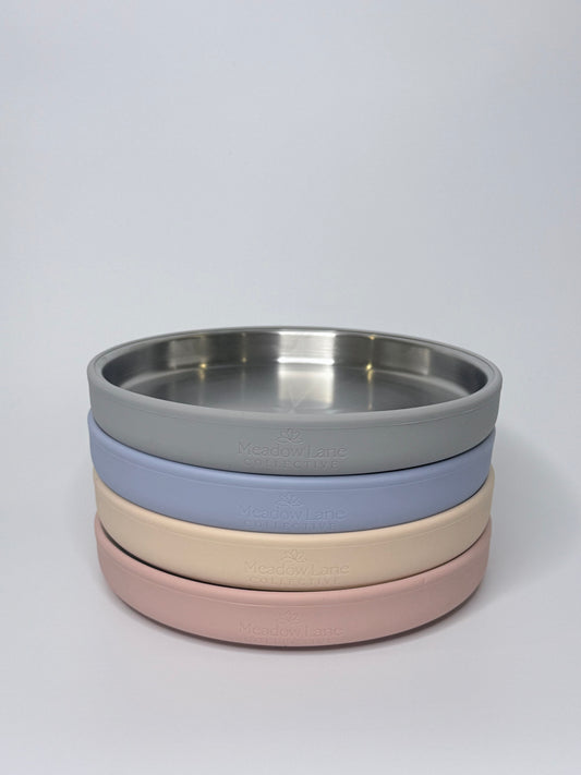 Stainless Steel Baby & Toddler+ Plate Bundle | Three Pack