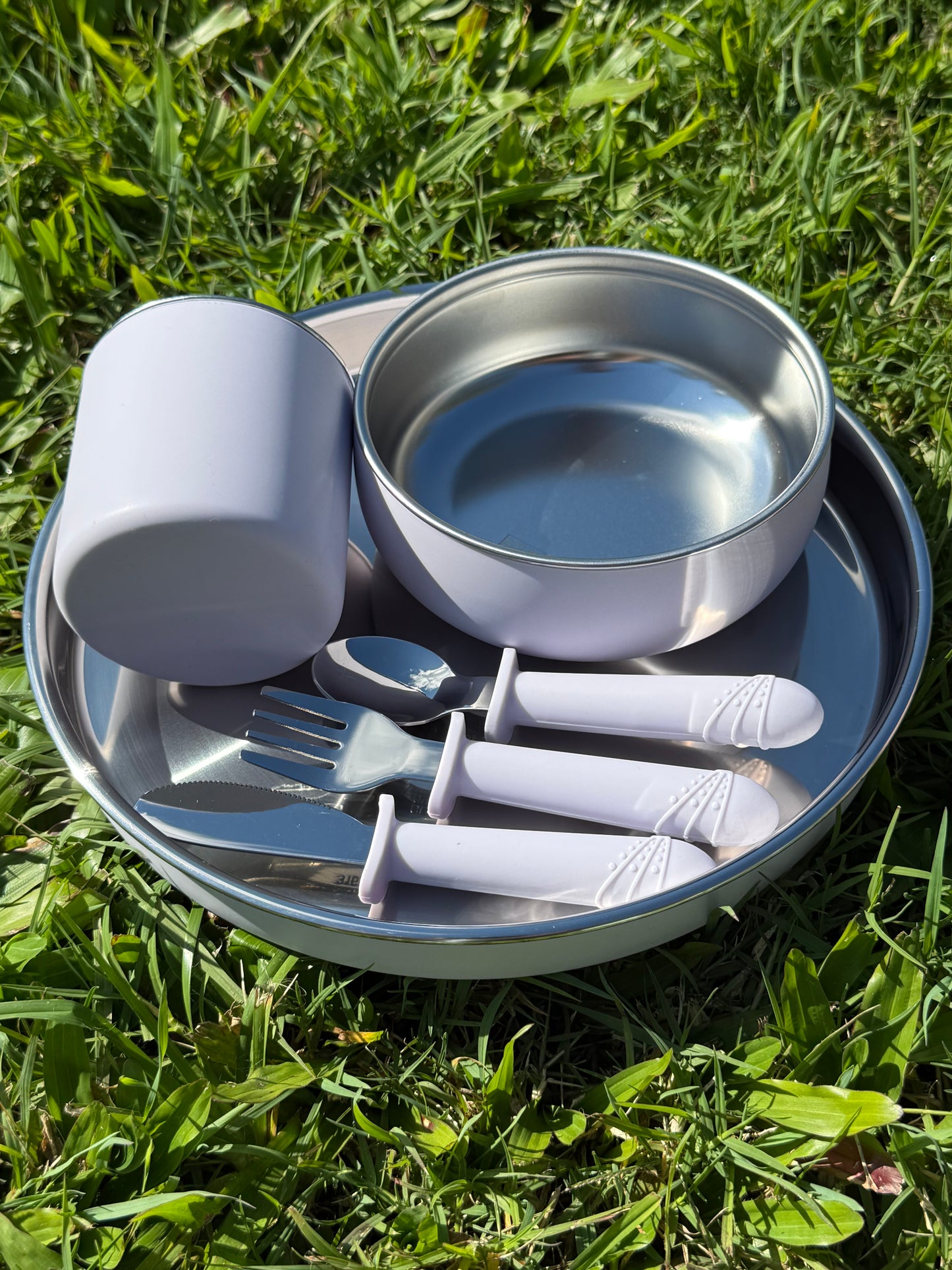 Kids Tableware Set- Plate | Bowl | Cup | 3pc Cutlery
