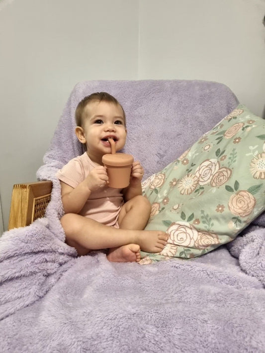 Stainless Steel Training Cup for Babies and Toddlers | Spill-Resistant & Safe