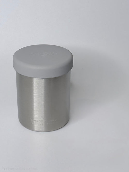 **CLEARANCE Double Wall Stainless Steel 2 in 1 Snack Container 350ml