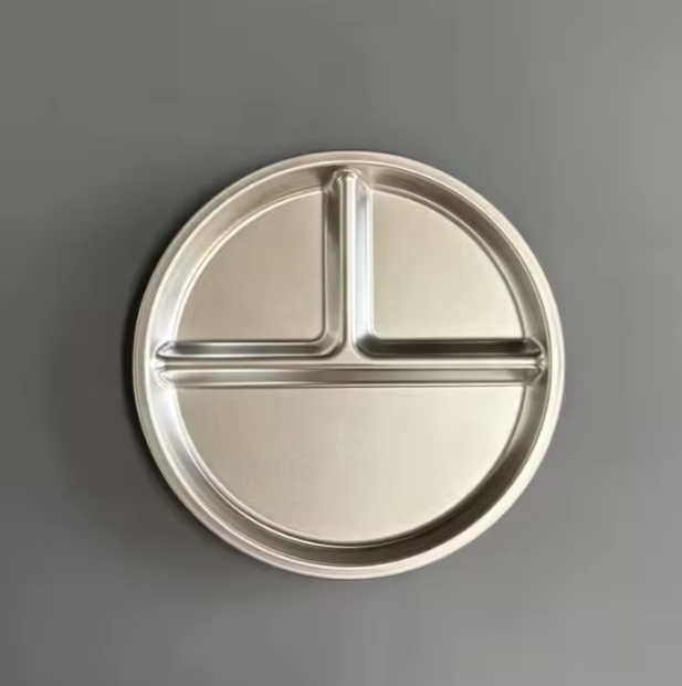 3-section stainless steel suction plate with silicone sleeve